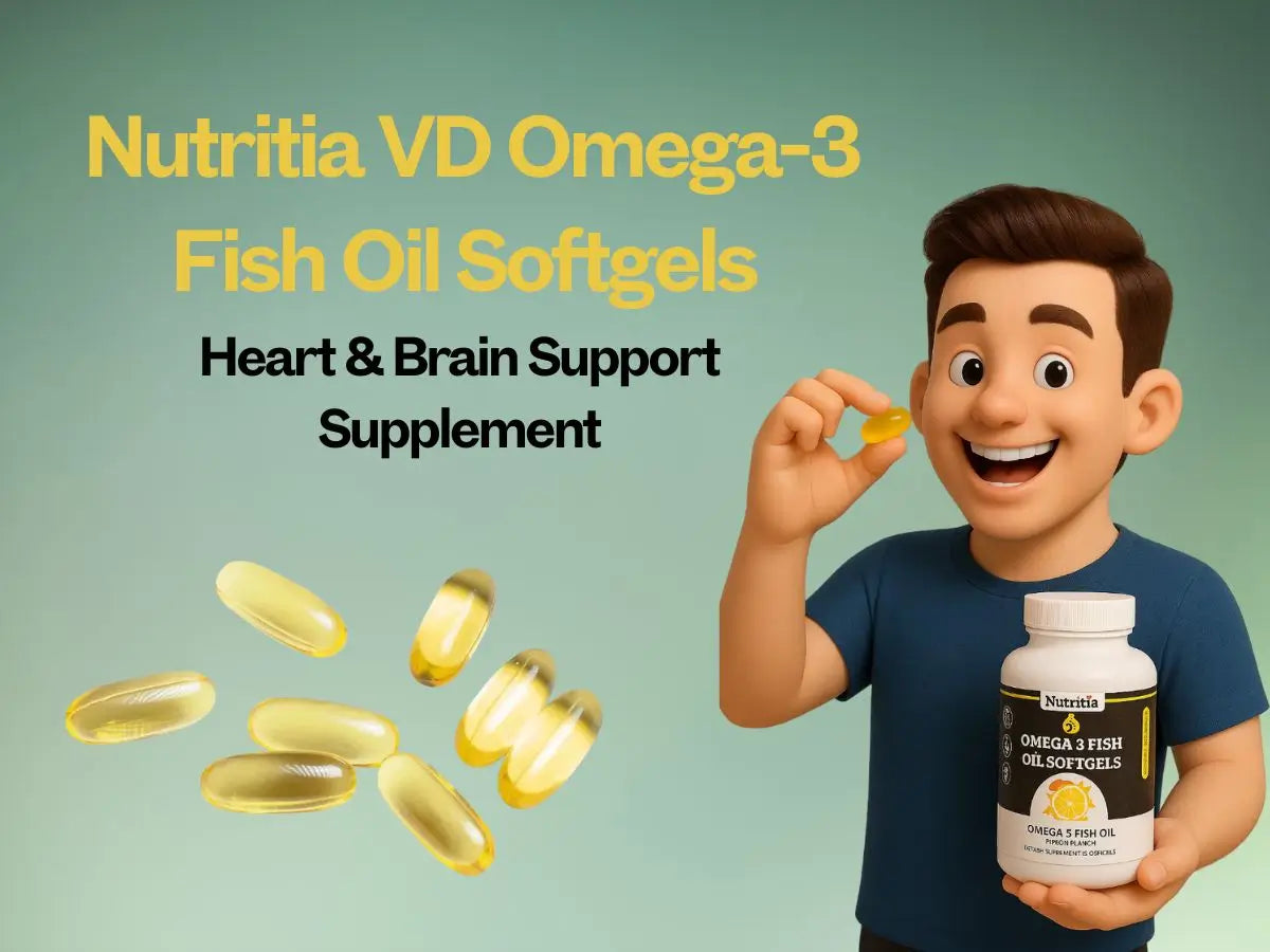 Nutritia VD Omega-3 Fish Oil Softgels