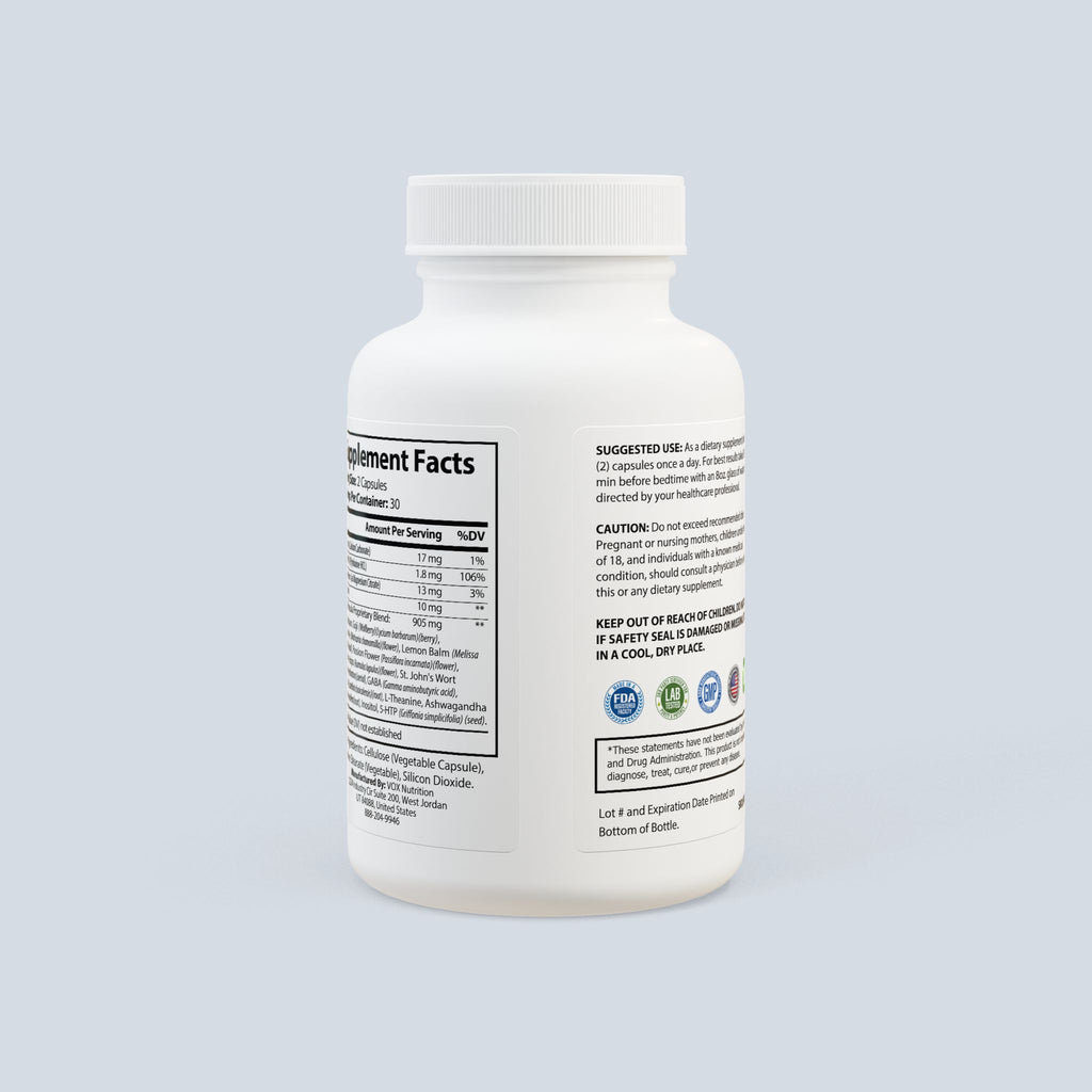 Nutritia VD Sleep Supplement | Supports Natural Sleep & Recovery | 60 Capsules