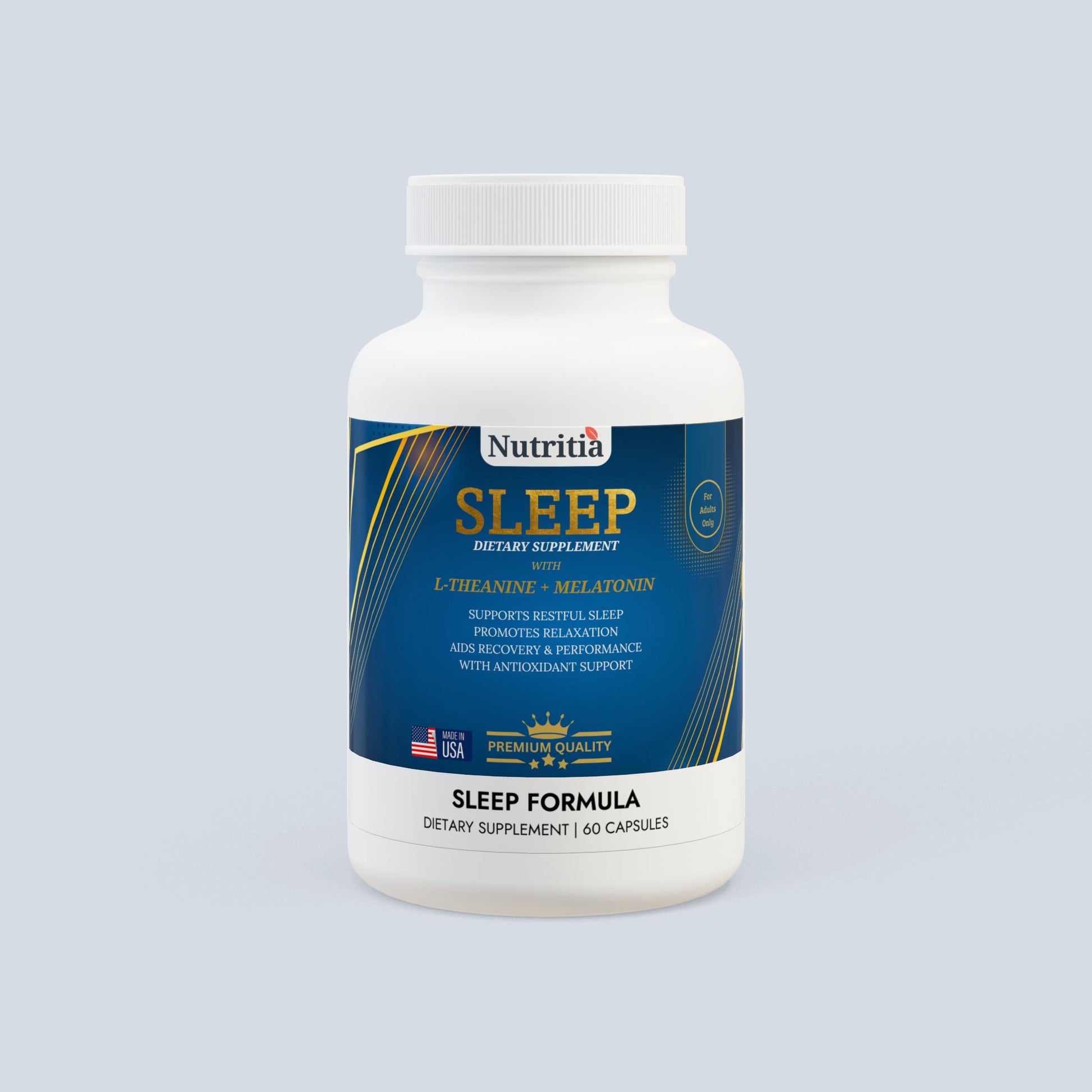 Nutritia VD Sleep Supplement | Supports Natural Sleep & Recovery | 60 Capsules