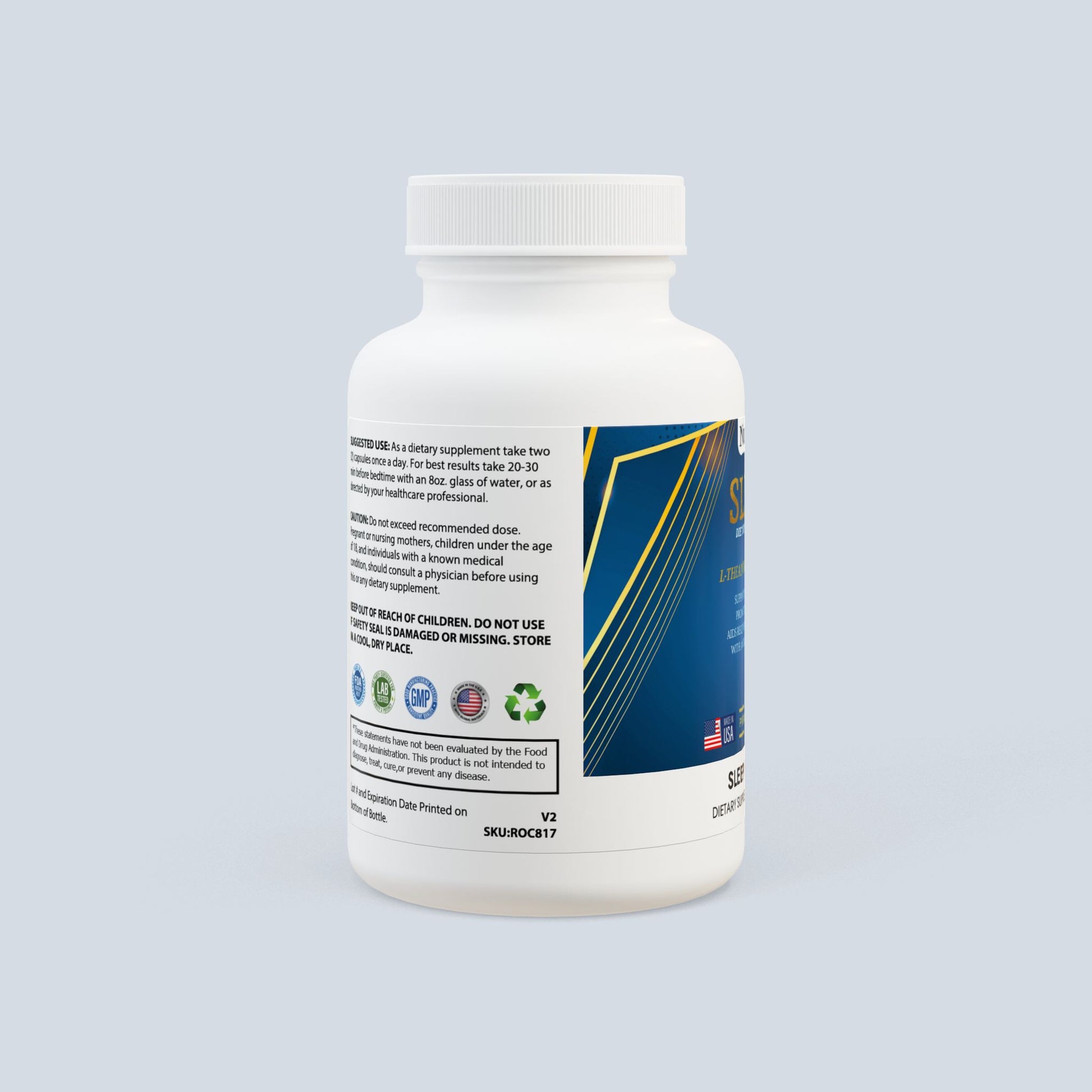 Nutritia VD Sleep Supplement | Supports Natural Sleep & Recovery | 60 Capsules
