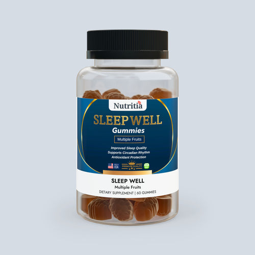 Nutritia VD Sleep Well Gummies | Natural Sleep Support (60 Gummies)