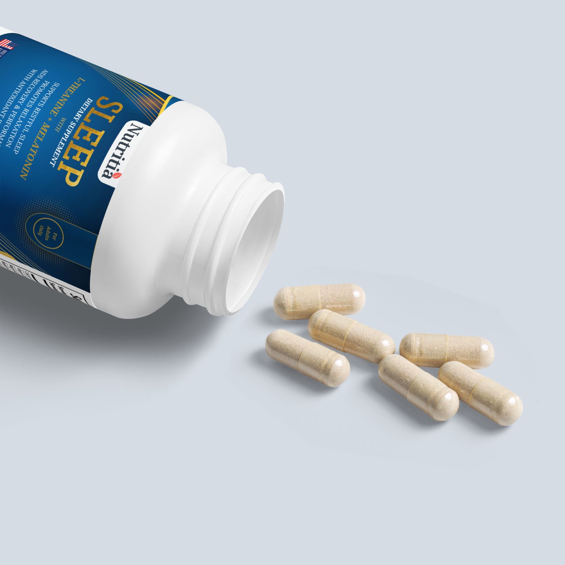 Nutritia VD Sleep Supplement | Supports Natural Sleep & Recovery | 60 Capsules